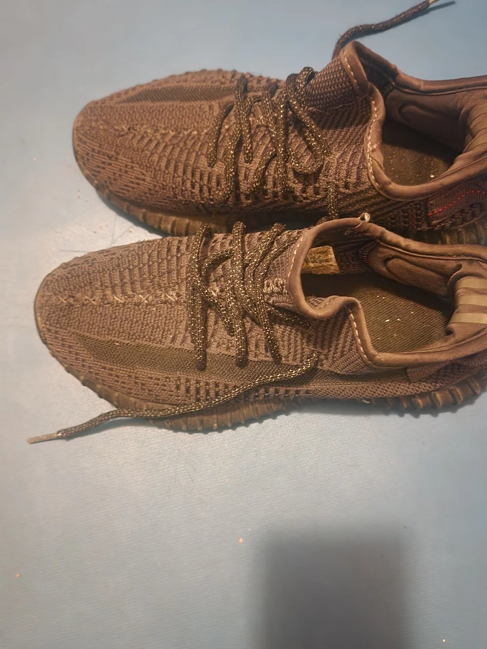 Yeezy Black Women Knit Athletic Sneakers Size 8.5